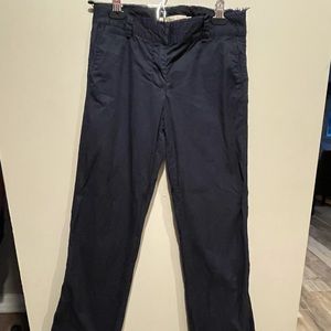 Women’s J.Crew navy blue chino pants. Size 0.